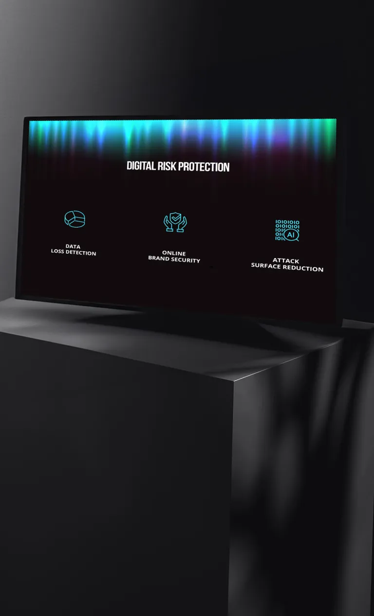 Digital Shadows desktop web design screen